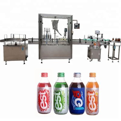 चीन AC220V 50/60 हर्ट्ज बोतल पेंच कैपिंग मशीन, टच स्क्रीन बोतल भरने की मशीन को टच करें आपूर्तिकर्ता